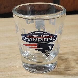 New England Patriots NFL Super Bowl LI Champions Shot Glass